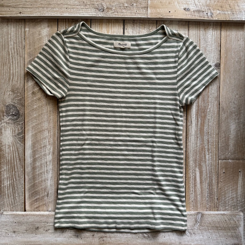 Madewell Striped Fitted Tee